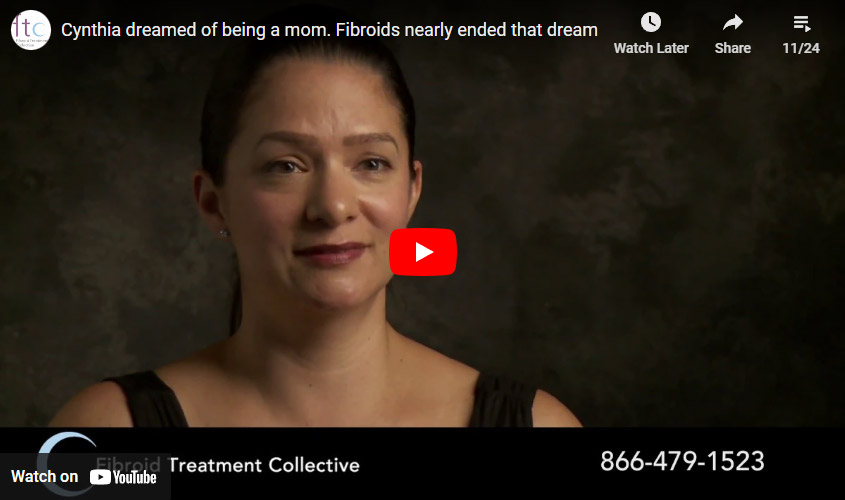 Cynthia dreamed of being a mom. Fibroids nearly ended that dream